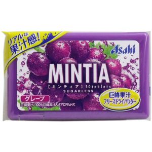 ASAHI MINTIA SUGARLESS GRAPE 50 TABLETS