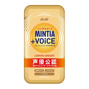 ASAHI MINTIA+VOICE MILD COOLING THROAT LOZENGES LEMON GINGER