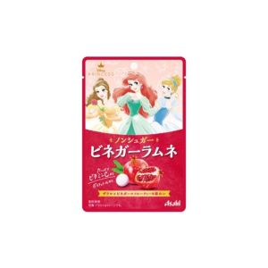 日本ASAHI朝日 迪士尼公主 果味无糖汽水糖 石榴和醋味  26G