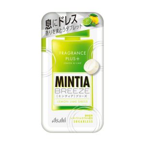 ASAHI MINTIA BREEZE FRESH BREATH LARGE AROMATIC MINT LOZENGES LEMON LIME 