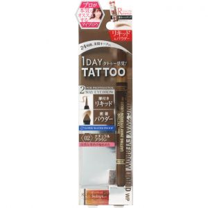 日本K-Palette1 DAY TATTOO 持久极细防晕立体双头液体眉笔 三款入