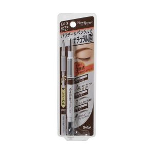 SANA New Born 3 Way Eyebrow Pencil #B10 Deep Brown