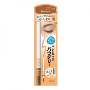 日本SANA莎娜 NEW BORN 柔和两用立体持色眉笔 #03驼棕色
