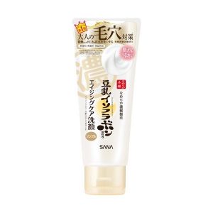 日本SANA豆乳年龄对抗抗衰清洁毛孔丰富泡沫洁面乳 150g