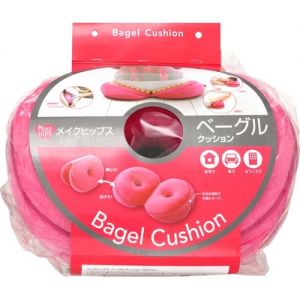 日本COGIT Bagel美臀多用可折叠坐垫 一个入 粉红色