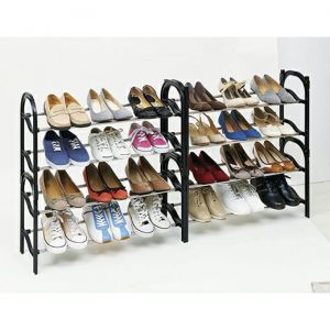 EASY ASSEMBLY SLIM SHOE RACK BLACK S-359