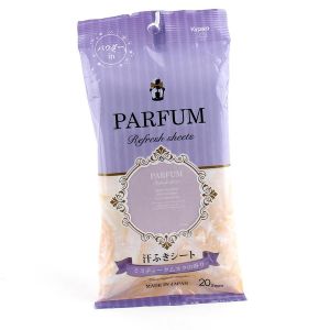 KYOWA SWEAT WIPE SHEET ELEGANT FLOWERS