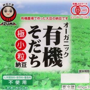 日本AZUMA 有机小豆纳豆调味酱 40g*3个