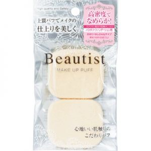 日本ISHIHARA石原商店美肌高密度粉扑 角形 两枚入