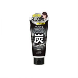 KOSE SOFTYMO Mens Charcoal Face Wash 130g