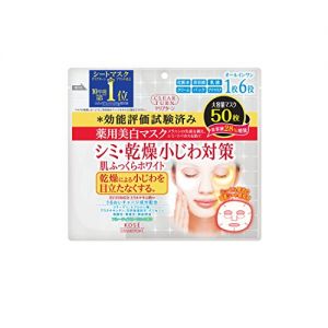 日本KOSE高丝 CLEAR TURN药用美白 美白肌肤面膜 50片入