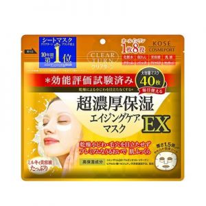 KOSE Clear Turn Ultra Rich Moisturizing Mask Ex 40 Sheets