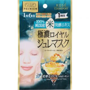KOSE CLEAR TURN ROYAL GEL MASK RICE