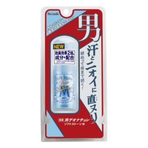 日本Deonatulle腋下干爽消臭去汗味止汗石 男士专用止汗剂20g
