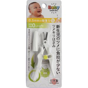 日本GREEN BELL BABY新生儿用螺旋开闭式指甲剪 一个入 