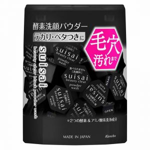 日本嘉娜宝SUISAI酵素氨基酸系洗净成分皮脂吸着黑洁颜粉 0.4g×32个