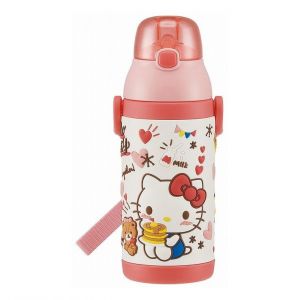 SKATER KITTY  STRAW WATER BOTTLE S-239