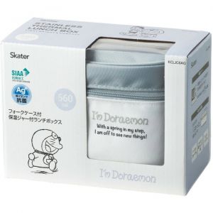 日本SKATER I'M DORAEMON抗菌加工保温便当盒组附餐具 560ml