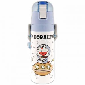 日本SKATER I'M DORAEMON触盖直饮保冷不锈钢水壶 470ml