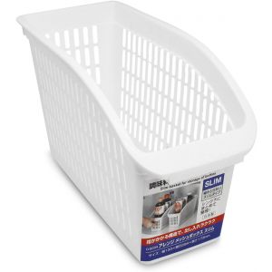 Organize Basket Slim White B-35