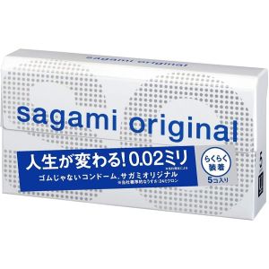 SAGAMI ORIGINAL 002 CONDOM 5P W-323