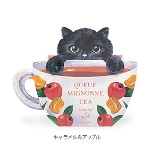 日本CHARLEY 可爱小猫茶包 焦糖苹果味 4包