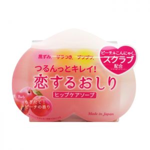 日本PELICAN臀部去黑色素角质光滑保湿美臀桃子皂 80g 
