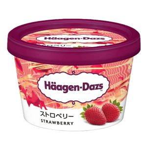 HAAGEN DAZS MINI CUP STRAWBERRY