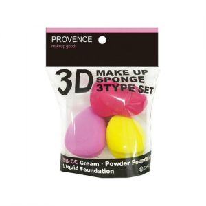 SHO-BI 3D Makeup Sponge 3 Type Set