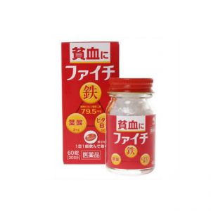 日本KOBAYASHI小林制药贫血补充铁叶酸维生素b12片 60粒