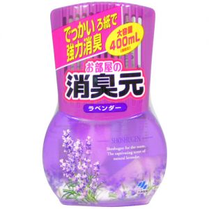 日本KOBAYASHI小林制药消臭元室内卧室客厅除异味空气清新剂 400ml 薰衣草香