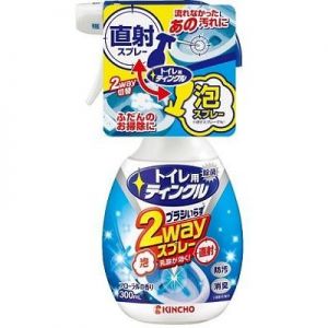 日本KINCHO金鸟两用直射泡沫切换防污消臭马桶清洁喷剂 300ml