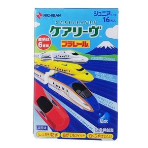 日本NICHIBAN铁道玩具素肌感防水创可贴 16枚入