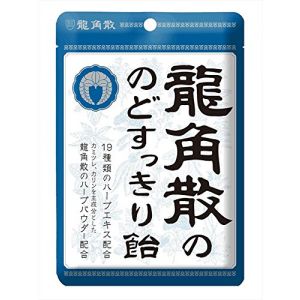 日本RYUKAKUSAN龙角散 特效润喉糖 薄荷口味 88g