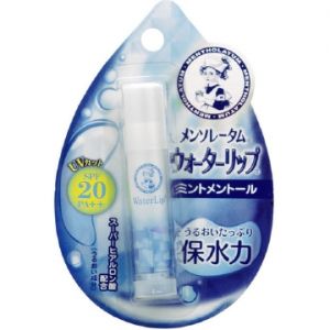 日本ROHTO乐敦制药MENTHOLATUM曼秀雷敦WATER LIP保水力防晒润唇膏SPF20 PA ++ 4.5g 清凉薄荷