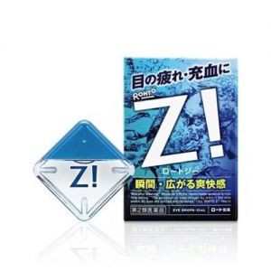 日本ROHTO乐敦 RohtoZ!乐敦劲 蓝魅眼药水 去红血丝防干痒型