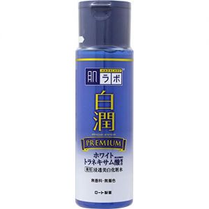 日本ROHTO乐敦 肌研 PREMIUM 白润药用浸透保湿美白化妆水 清爽型 170ml