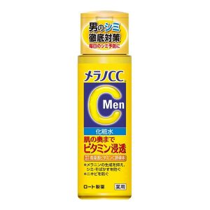日本ROHTO乐敦CC男士维C美白祛斑预防粉刺化妆水 170ml 