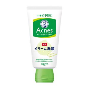 ROHTO MENTHOLATUM ACNES MEDICATED FACE WASH CREAM M-454