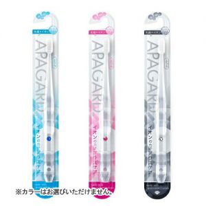 日本APAGARD水晶超细女士3列紧凑型牙刷 三色随机
