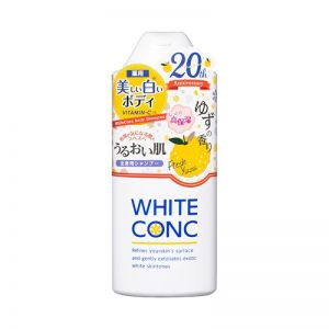 日本WHITE CONC全身美白沐浴露 柚子香360ml