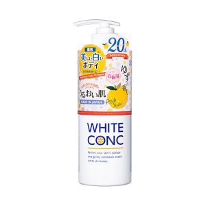日本WHITE CONC药用全身美白高保湿沐浴露 柚子香600ml
