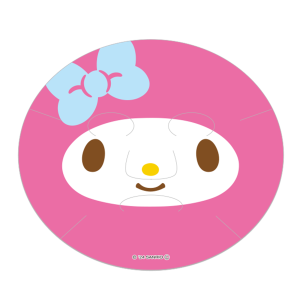 ASUNARO MY MELODY NARIKIRI FACE MASK PINK