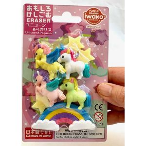 IWAKO ERASER UNICORN & PEGASUS ER S-184