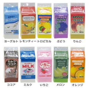 日本SAKAMOTO人气饮品盒系列橡皮 一个入 多款选