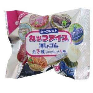 日本SAKAMOTO人气罐装雪糕系列香味橡皮 一个入 七种随机