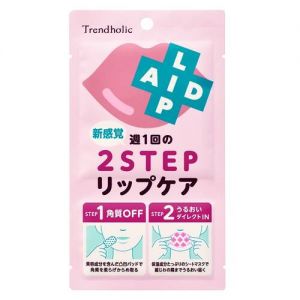 日本TRENDHOLIC lipaid 2步去角质滋润唇部集中护理唇膜 一枚入