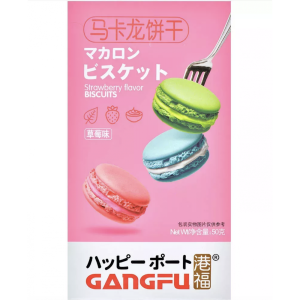 GF MACARON COOKIES STRAWBERRY 
