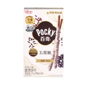 GLICO POCKY FIVE BLACK CRISPY CHOCOLATE BISCUIT