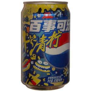 PEPSI COKE LIME FLAVOR SHORT CANS